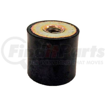 JW Winco 351.3-38-25-5/16-55 Vibration Mount, 2 Tapped Holes, 1.50" Dia, 1.00"H, 5/16-18 Thread