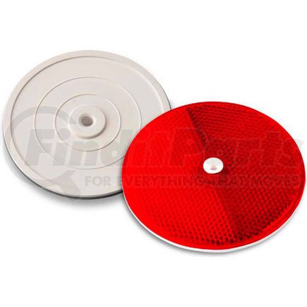 Tapco 102232 102232 3-1/4" Red Centermount Reflector, Plastic Backplate, RT-90R