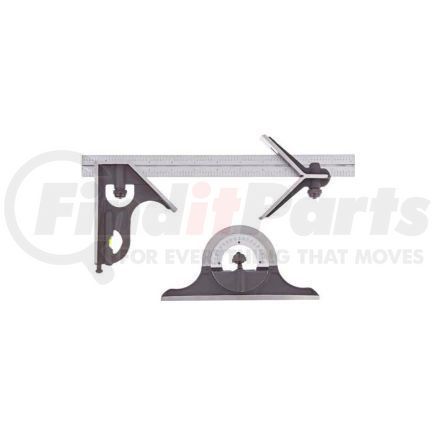 Fowler 52-370-012 Fowler 52-370-012 52-370-012 4 Pc. 12" Blade 4R Graduation Combination Square Set