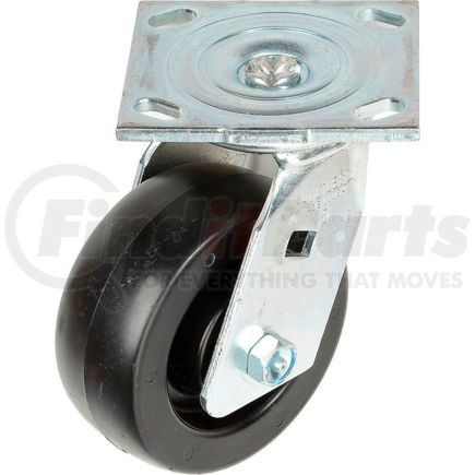 Casters, Wheels & Industrial Handling 1461-5 Faultless Swivel Plate Caster 1461-5 5" Polyolefin Wheel