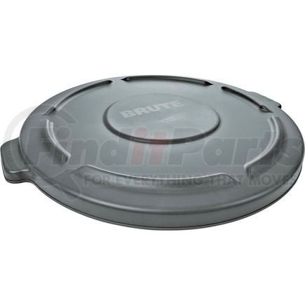 Rubbermaid FG265400GRAY Flat Lid For 55 Gallon Trash Container - Gray