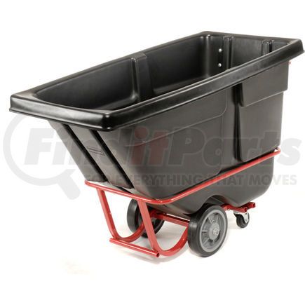 Rubbermaid FG130600BLA Rubbermaid&#174; Heavy Duty Plastic Tilt Truck, 1/2 Cu. Yd. Cap, 1400 Lbs. Cap, Black