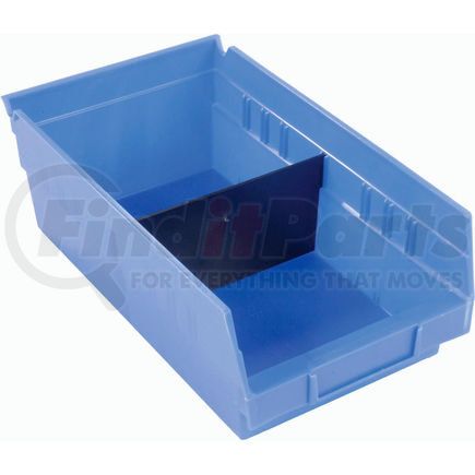 Akro Mils 40120**** Akro-Mils Shelf Bin Divider 40120 For 4"W x 4"H Shelf Bins, Black, Price Pack of 24