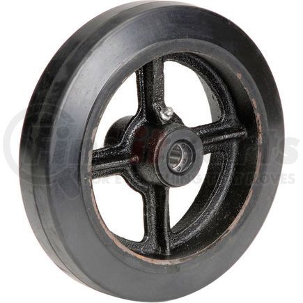 Casters, Wheels & Industrial Handling CW-820-MOR 5/8 Global Industrial™ 8" x 2" Mold-On Rubber Wheel - Axle Size 5/8"