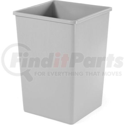 Rubbermaid FG395800GRAY* 35 Gallon Square Rubbermaid Waste Receptacle - Gray