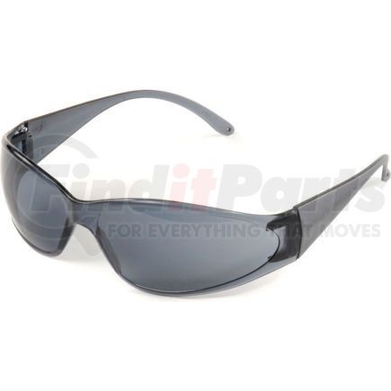 ERB 15280 Boas&#174; Eyewear Protection Safety Glasses - Black Frame, Smoke Lens