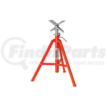 Ridge Tool Company 22168 RIDGID&#174; Model No. Vf-99 V Head High Folding Pipe Stand, 12" Max. Pipe Capacity, 28"-52" Height