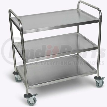 Luxor ST-3. Luxor&#174; ST-3 37"H Stainless Steel Transport Cart