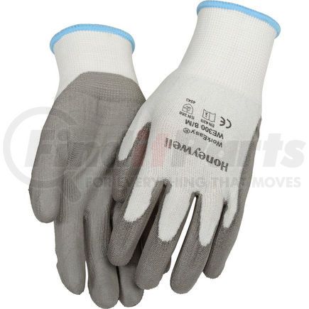 North Safety WE300-S Honeywell WorkEasy&#174; WE300S Cut-Resistant  HPPE Fiber Glove, Gray Shell & PU Palm, Small