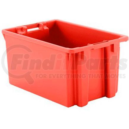 Schaeffer Material FB231512.RD1 Schaefer Stack & Nest Tote FB603 - 23"L x 15"W x 12"H - Open Handles - Red