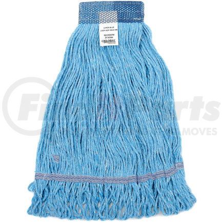 Nexstep Commercial Products 97157-PL Global Industrial&#153; Large Blue Looped Mop Head, Wide Band