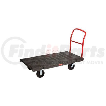 Rubbermaid FG446600BLA Rubbermaid&#174; FG446600BLA Plastic Deck Platform Truck 60 x 30 2000 Lb. Capacity