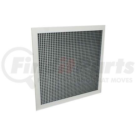 American Louver SG-22X22-RTW-1PK American Louver Sight Guard Return Grille W/ 45 Degree Sight Proof Core, 22" x 22", White