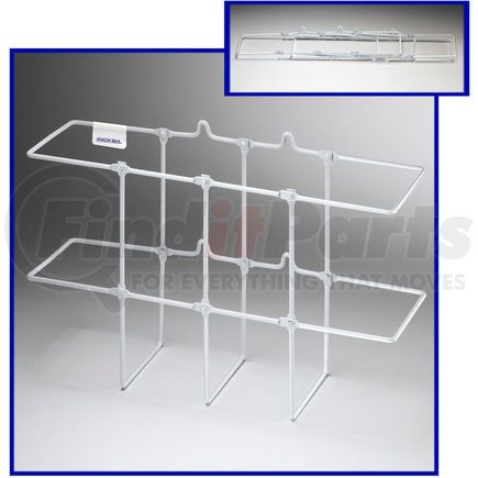 Horizon Mfg Enterprises, Inc 3005 Horizon Mfg. White Collapsible Binder Rack, 3005, 13-1/4"L X 4-1/4"W X 8-1/4"H