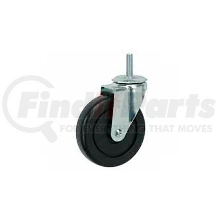 Casters, Wheels & Industrial Handling G460S-5 Faultless Swivel Threaded Stem Caster G460S-5 5" Polyolefin Wheel