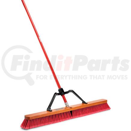 Libman Company 1101003 Libman Commercial 36" Multi-Sweep Push Broom w/Handle & Brace, 3/Pack - 1101