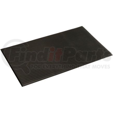 Apache 2016009003X60 Apache Mills Soft Foot&#153; Ribbed Surface Mat 3/8" Thick 3' x 60' Black