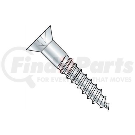 Titan Fasteners HHA44016 #4 x 1/2" Wood Screw - Phillips Flat Head - Steel - Zinc Plated - Pkg of 100