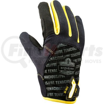 Ergodyne 17166 Ergodyne&#174; ProFlex&#174; 811 High Dexterity Utility Glove, Black/Yellow, 2XL, 17166