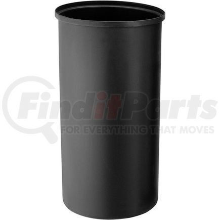 Global Industrial 262007 Global Industrial&#153; Rigid Plastic Liner For Aluminum Trash Can, 35 Gallon, Black