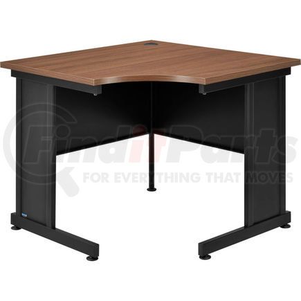 Global Industrial 240267WN Interion&#174; 36"W Corner Desk - Walnut