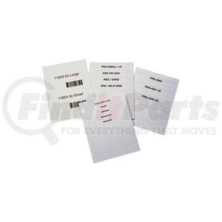 Aigner Index Inc LI2086 Laser Insert Sheets, Letter - Pref. 1-5/8" x 8" (300 pcs/pkg)