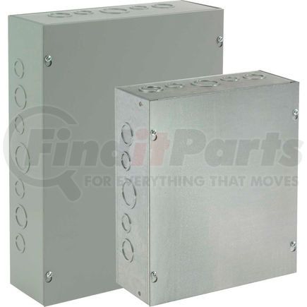 Pentair ASE6X6X4 Hoffman ASE6X6X4, Pull Box, Screw Cover /Ko'S, 6.00X6.00X4.00, Steel/Gray