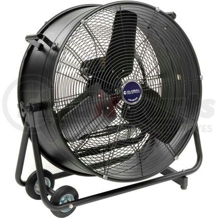 Global Industrial MI0820R Global Industrial&#153; 24" Direct Drive Portable Tilt Drum Blower Fan, 7700 CFM, 1/3 HP