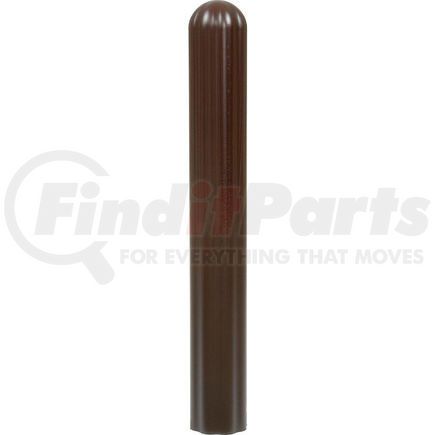 Justrite 1730-BN Eagle Ribbed Bollard Post Sleeve 6" Brown, 1730-BN
