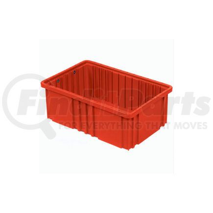 Quantum Storage Systems DG91035RD Global Industrial&#153; Plastic Dividable Grid Container - DG91035,10-7/8"L x 8-1/4"W x 3-1/2"H, Red