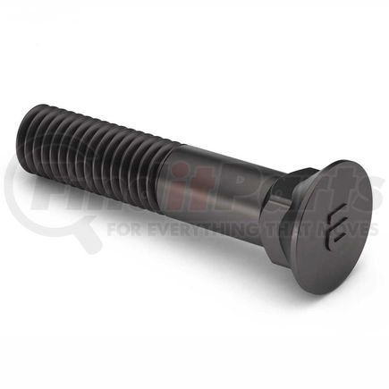 Earnest 205175P 5/8-11 x 3" Plow Bolt - #3 Flat Head - Grade 5 - Partial Thread - UNC - Steel - Plain - Pkg of 10