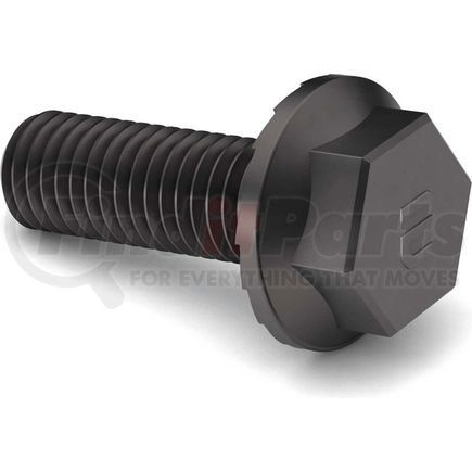 Earnest 824415P 1/2-13 x 2" Hex Serrated Flange Locking Screw - 120M PSI - Steel - Zinc Clear - UNC - Pkg of 10