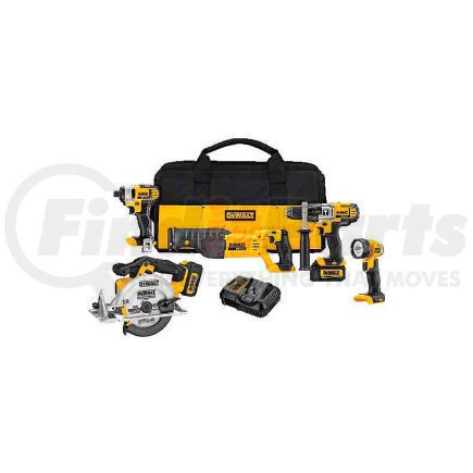 DEWALT DCK592L2 DeWALT 20V MAX* Premium Combo Kit, DCK592L2, 5-Tool Kit