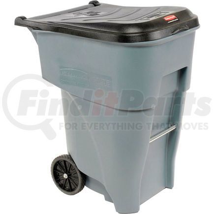 Rubbermaid FG9W2200GRAY 95 Gallon Rubbermaid Large Mobile Waste Receptacle - Gray With Lid