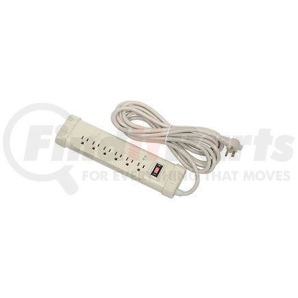 Leviton S1000-S15 Surge Protected Power Strip, 6 Outlets, 15A, 1010 Joules, 15' Cord