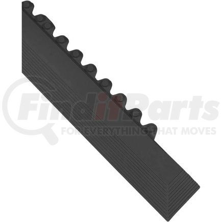 Tennessee Mat Co 572.EdgingMGRBK Wearwell&#174; 24/Seven&#174; GR Rubber Male Edge 5/8" Thick 3.25' Black