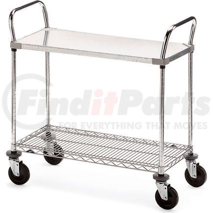 Metro 5449000 Metro Galvanized/Wire Carts - 48"W x 24"D Shelf