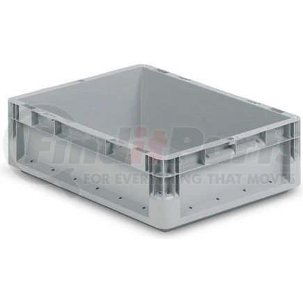 Schaeffer Material ELB4120.GY1 Schaefer Straight Wall Stacking Container ELB4120.GY1 - 15-11/16"L x 11-1/2"W x 4-11/16"H