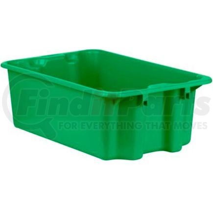 Schaeffer Material FB231508.GN1 Schaefer Stack & Nest Tote FB601 - 23"L x 15"W x 8"H - Closed Handles - Green