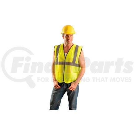 Occunomix ECO-G-YL/XL OccuNomix Class 2 Solid Vest Hi-Vis Yellow L/XL, ECO-G-YL/XL