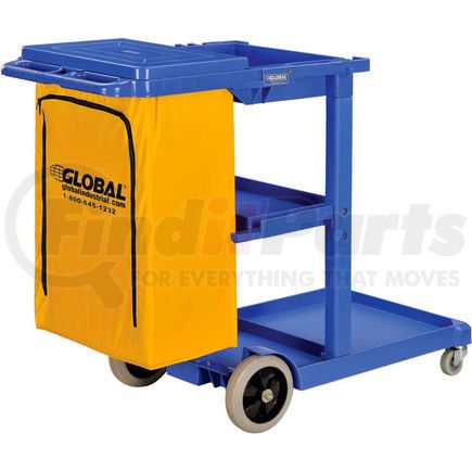 Global Industrial CA1700B Global Industrial&#8482; Replacement Vinyl Bag for Janitorial Cart