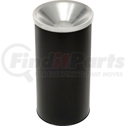 Witt Industries 2000BK Steel Smoker Sand Urn Black With Aluminum Top 10" Dia. X 20"H - 2000BK