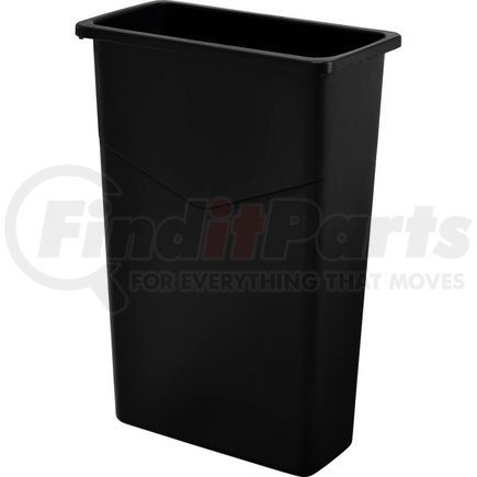 Global Industrial A-PR001BK Global Industrial&#153; Slim Trash Container, Black, 23 Gallon