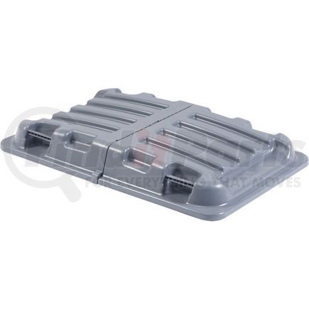 Global Industrial 984612 Global Industrial&#153; Lid for 1/2 Cu. Yd. Plastic Recycling Tilt Truck, Gray