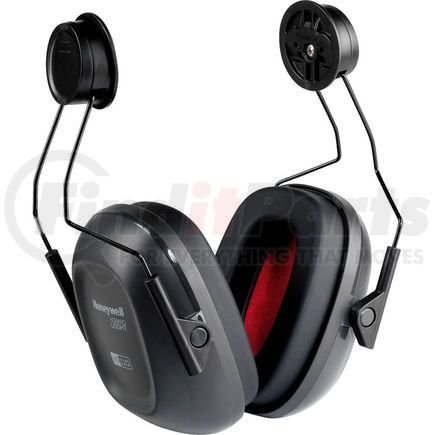 North Safety 1035118-VS Honeywell Verishield™ Hard Hat Mounted Ear Muff, 21 dB, Black