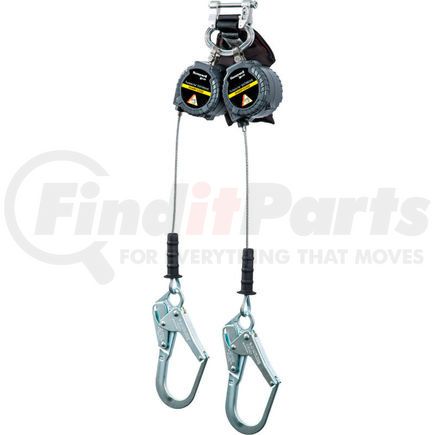 North Safety MFLEC2-4/9FT Miller&#174; TurboLite&#174; Edge Personal Fall Limiter, 2-Legs, Steel Rebar Hook, 9', MFLEC2-4/9FT