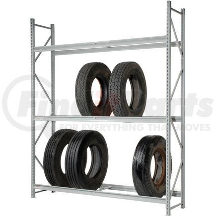 Global Industrial 795816 Global Industrial&#8482; Truck Tire Rack 3 Tier Starter 72"W x 24"D x 120"H