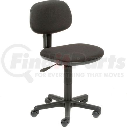 Global Industrial 100GPF-F04 Interion&#174; Task Chair With 11"H Back, Fabric, Black