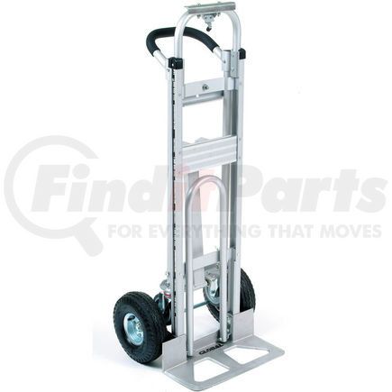 Global Industrial CP585-385 Global Industrial&#153; Aluminum 3-in-1 Convertible Hand Truck With Pneumatic Wheels