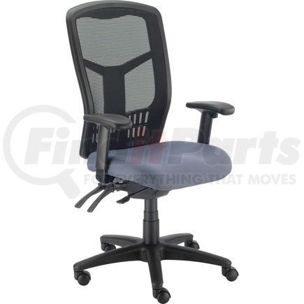 Global Industrial 248623GY Interion&#174; Mesh Office Chair With High Back & Adjustable Arms, Fabric, Gray